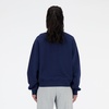 image:imageNew Balance Womens Sport Essentials Fleece Logo CrewNb Navy