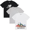 Black/Grey Heather/White
