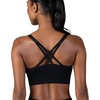 image:imageNew Balance Seamless Sports Bra for Women Strappy Medium Support Yoga Athletic MoistureWicking Bra Sostn DeportivoBlack