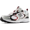 White/Silver Metallic/Shadow Red