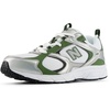 image:imageNew Balance Unisex Adult 408WhiteSilver MetallicUtility Green