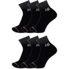 image:imageNew Balance Unisex Adult Performance Cushioned Ankle Socks  6 Pairs  Moisture WickingBlack