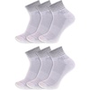 image:imageNew Balance Unisex Adult Performance Cushioned Ankle Socks  6 Pairs  Moisture WickingWhite