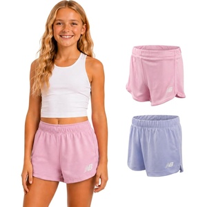 image:imageNew Balance Girls Athletic Shorts  2 Pack Active Performance Mesh Dolphin Running Shorts for Outdoor ActivitiesRaspberry Daybreak