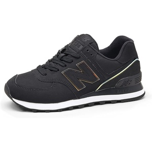 image:imageNew Balance Kids 574 Newb V2 Familiar Ground Hook and Loop SneakerBlack Black Clg