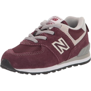 image:imageNew Balance Kids 574 Newb V2 Familiar Ground Hook and Loop SneakerBurgundyWhite