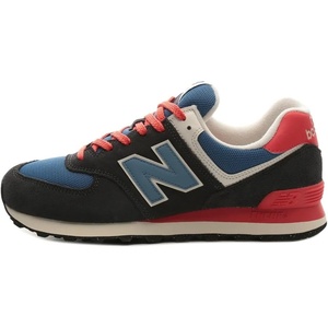 image:imageNew Balance Kids 574 Newb V2 Familiar Ground Hook and Loop SneakerPhantomBlue AgateBlast Red