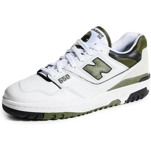 image:imageNew Balance Mens 550 SneakersWhiteDark Olivine