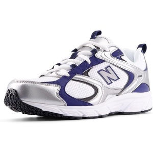 image:imageNew Balance Unisex Adult 408WhiteSilver MetallicBlue Oyster