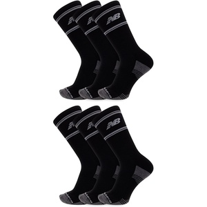 image:imageNew Balance Unisex Adult Performance Cushioned Crew Socks  6 amp 12 Pairs  Moisture WickingBlack 6 Pairs