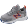 image:imageNew Balance Baby Boys Dynasoft 545 V1 Bungee Lace SneakersRain CloudPoppyBlue Groove