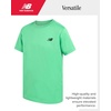 image:imageNew Balance Boys Athletic Shirts  2 Pack Lightweight Performance Activewear Short Sleeve T Shirts for BoysGreen Apple Black