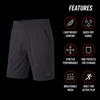 image:imageNew Balance Boys Athletic Shorts  Performance Woven Boys Basketball Soccer Running Gym Shorts  Activewear for KidsNew Black