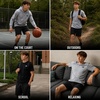 image:imageNew Balance Boys Athletic Shorts  Performance Woven Boys Basketball Soccer Running Gym Shorts  Activewear for KidsNew Black