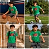 image:imageNew Balance Boys Athletic Shorts Set  2 Piece Cotton Blend Jersey Shirt and Active Basketball Shorts for BoysApple Black