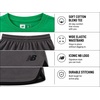 image:imageNew Balance Boys Athletic Shorts Set  2 Piece Cotton Blend Jersey Shirt and Active Basketball Shorts for BoysApple Black