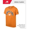 image:imageNew Balance Boys Short Set  3 Piece Athletic Shirt Pullover Hoodie Sweatshirt amp Boy Active Shorts  Activewear Set for BoysGrey Orange