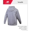 image:imageNew Balance Boys Short Set  3 Piece Athletic Shirt Pullover Hoodie Sweatshirt amp Boy Active Shorts  Activewear Set for BoysGrey Orange