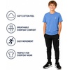 image:imageNew Balance Boys Short Sleeve Crewneck TShirtBlue Laguna