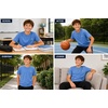 image:imageNew Balance Boys Short Sleeve Crewneck TShirtBlue Laguna
