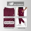 image:imageNew Balance Girls Active Fleece Jogger 3 Pack  Soft Cotton Blend Fleece Athletic Performance Casual Sweatpants 416BlackEmberRose