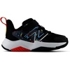 image:imageNew Balance Kids Rave Run V2 Hook and LoopBlackBlast RedTeam Sky Blue