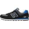 image:imageNew Balance Mens 574 V1 Core SneakersBlackBlueGrey