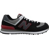 image:imageNew Balance Mens 574 V1 Core SneakersBlackRedGrey