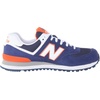 image:imageNew Balance Mens 574 V1 Core SneakersBlueOrange