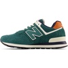 image:imageNew Balance Mens 574 V1 Core SneakersBrownLight Green