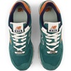 image:imageNew Balance Mens 574 V1 Core SneakersBrownLight Green