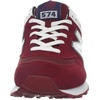 image:imageNew Balance Mens 574 V1 Core SneakersBurgundyBurgundy