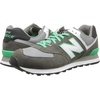 image:imageNew Balance Mens 574 V1 Core SneakersCastlerockVital GreenYellow