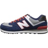 image:imageNew Balance Mens 574 V1 Core SneakersDark SapphireVelocity RedRed
