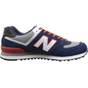 image:imageNew Balance Mens 574 V1 Core SneakersDark SapphireVelocity RedRed