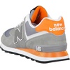 image:imageNew Balance Mens 574 V1 Core SneakersGreyOrange
