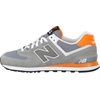 image:imageNew Balance Mens 574 V1 Core SneakersGreyOrange