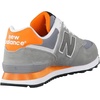 image:imageNew Balance Mens 574 V1 Core SneakersGreyOrange