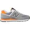 image:imageNew Balance Mens 574 V1 Core SneakersGreyOrange