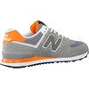 image:imageNew Balance Mens 574 V1 Core SneakersGreyOrange
