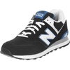 image:imageNew Balance Mens 574 V1 Core SneakersKnit BlackBlack