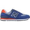 image:imageNew Balance Mens 574 V1 Core SneakersNavyOrangeGrey