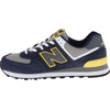 image:imageNew Balance Mens 574 V1 Core SneakersNavyYellowGrey