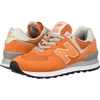 image:imageNew Balance Mens 574 V1 Core SneakersVarsity OrangeWhite