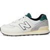 image:imageNew Balance Mens 574 V1 Core SneakersWhiteGreen
