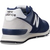 image:imageNew Balance Mens 574 V1 Core SneakersWhiteNavyWhite