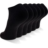 image:imageNew Balance Unisex Adult Performance Cushioned No Show Socks  6 amp 12 Pairs  Moisture WickingBlack 6 Pairs