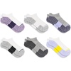 image:imageNew Balance Unisex Adult Performance Cushioned No Show Socks  6 amp 12 Pairs  Moisture WickingBlack Assorted Tab 6 Pairs