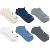 image:imageNew Balance Unisex Adult Performance Cushioned No Show Socks  6 amp 12 Pairs  Moisture WickingBlue Assorted 6 Pairs