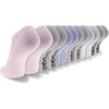 image:imageNew Balance Unisex Adult Performance Cushioned No Show Socks  6 amp 12 Pairs  Moisture WickingGrey 12 Pairs
